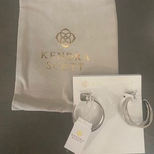 NWT Kendra Scott split hoop earrings